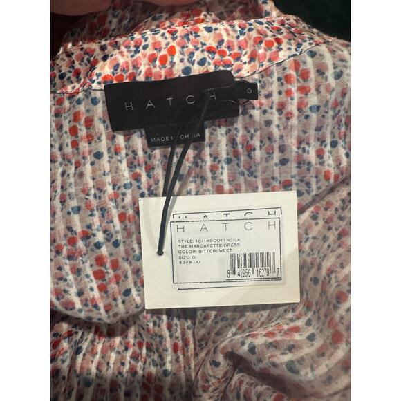 HATCH Margarette Maternity Dress Bittersweet Print Cotton Silk Blend NWT Size 0 - Picture 5 of 7